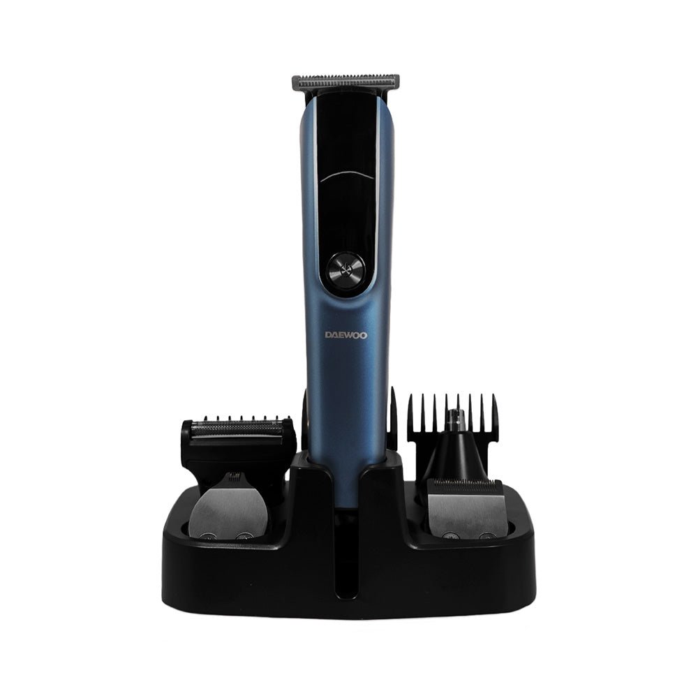 Kit Rasuradoras Afeitadora 11 en 1 Daewoo DW‑RECST + DW‑REC1 para Cabello 4 Cabezales Intercambiables Para Nariz y Orejas, Para Hombre - Selectsound.com.mx