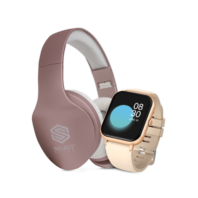 Kit Reloj Inteligente Smartwatch Impermeable Hera SW7 - SP y Audífonos Bluetooth Scape Select Sound BTH025 Reloj Inteligente - Selectsound.com.mx