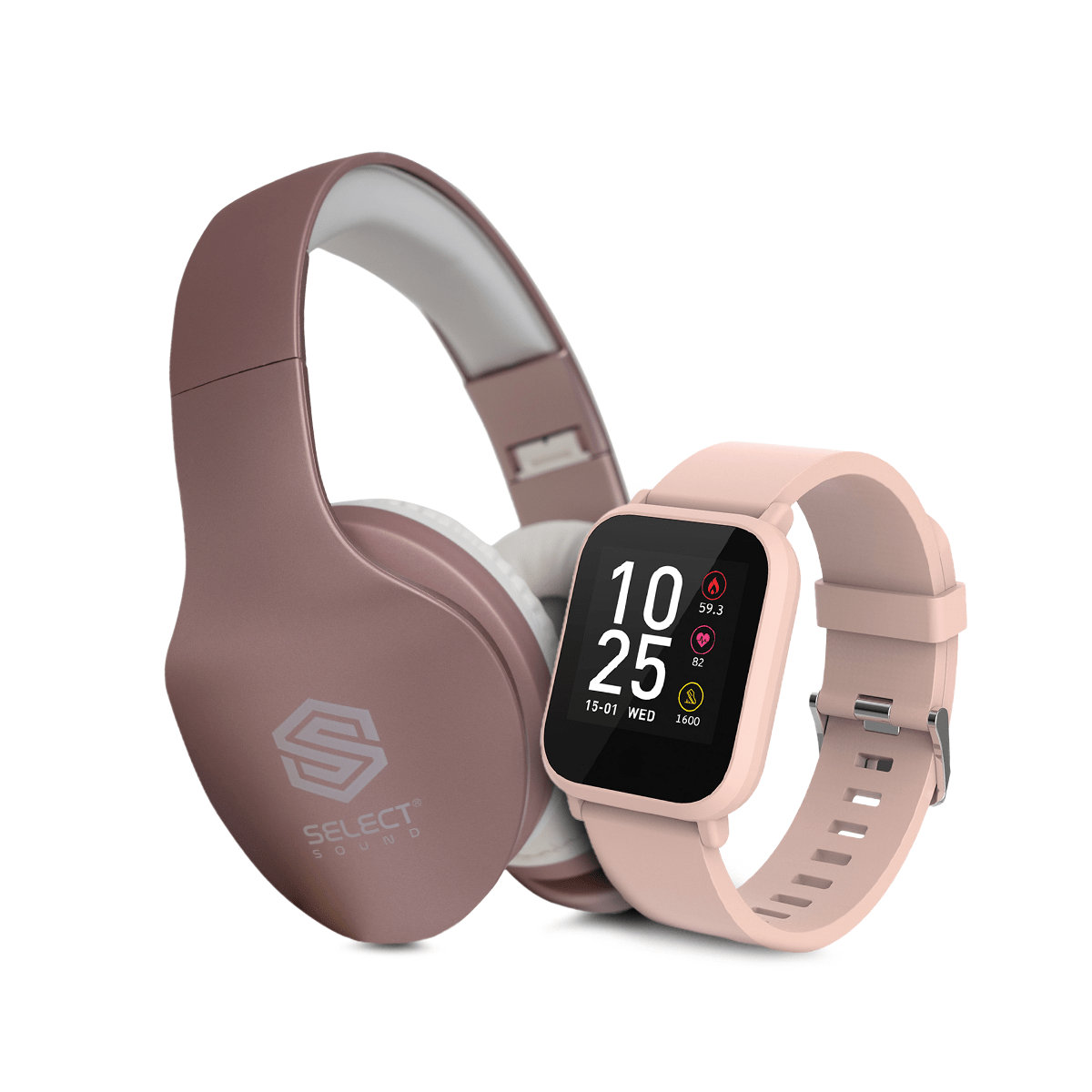 Kit Smartwatch Horus Zeit Sw2 y Audífonos Bluetooth Scape Select Sound BTH025 Reloj Inteligente - Selectsound.com.mx