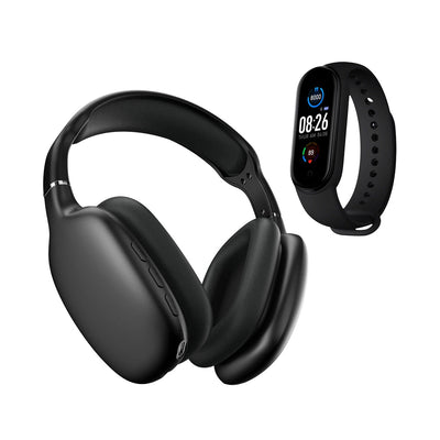 Kit Smartwatch Reloj Inteligente Multi Sport Alpha FB1 - SP y Audífonos Inalámbricos BTH028N Bluetooth Manos Libres Sense - Selectsound.com.mx