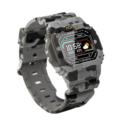 Kit SmartWatch Reloj Inteligente Multi Sport Horus Gamma y Audífonos Inalámbricos Bluetooth Manos Libres Echo BTH024 - Selectsound.com.mx