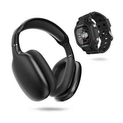 Kit SmartWatch Reloj Inteligente Multi Sport Horus Gamma y Audífonos Inalámbricos Bluetooth Manos Libres Sense BTh028 - Selectsound.com.mx