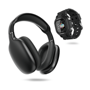 Kit SmartWatch Reloj Inteligente Multi Sport Horus Gamma y Audífonos Inalámbricos Bluetooth Manos Libres Sense BTh028 - Selectsound.com.mx