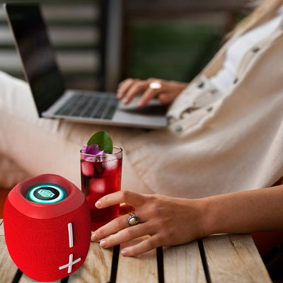 Mini Bocina Bluetooth Select Sound Boom BT230 con TWS, Radio FM y Luz LED