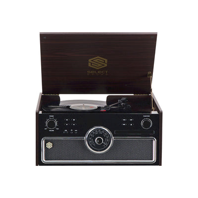 Minicomponente Select Sound Harmony BT9250 Tornamesa Bluetooth 5.0 CD USB AM/FM - Selectsound.com.mx