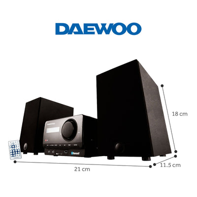 Minicomponente Teatro En Casa Bluetooth Radio Fm Daewoo Dw-800 - Selectsound.com.mx