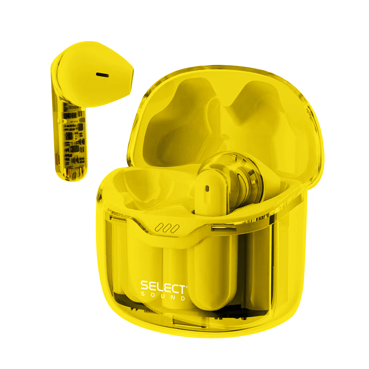 Paquete Select Sound Audífonos inalámbricos BTH040AM Crystal + Hub USB‑C ADAPU - SP 4 puertos 🎧🔌 - Selectsound.com.mx
