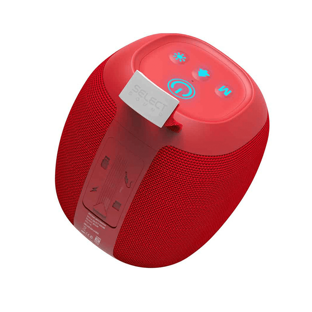 Paquete Select Sound Mini Bocina BT230R Bluetooth Inalámbrica Boom Radio Fm Tws Recargable Usb Luz Led y Cable De Datos 3IN1 - SP Carga Usb 3 En 1 V8 Tipo C Lightning - Selectsound.com.mx