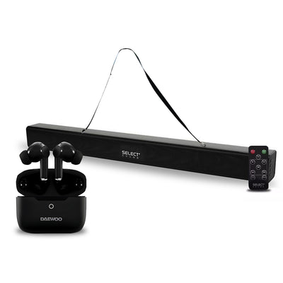 Kit Barra De Sonido Inálambrica Bluetooth Modelo Stroke +Audífonos Inalámbricos Bluetooth Daewoo Modelo Beatmix Tws