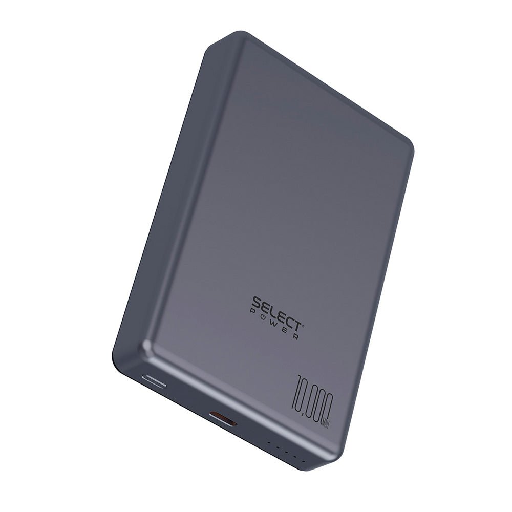 Power Bank Inalámbrica Magnética PB10M Select Power Pila Externa 10000mAh 15W USB - C Slim Magsafe - Selectsound.com.mx