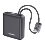Cargue la imagen en el visor de la galería, Power Bank Mini PB - 10M - DW Daewoo Pila Externa 10000mAh Con Cable USB - C y Lightning - Selectsound.com.mx