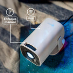 Cargue la imagen en el visor de la galería, Proyector Portátil Select Power PROJ - SP Android Wifi Bluetooth Resolución HD - Selectsound.com.mx