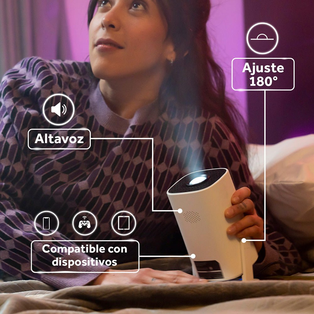 Proyector Portátil Select Power PROJ - SP Android Wifi Bluetooth Resolución HD - Selectsound.com.mx