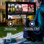 Cargue la imagen en el visor de la galería, Proyector Portátil Select Power PROJ - SP Android Wifi Bluetooth Resolución HD - Selectsound.com.mx