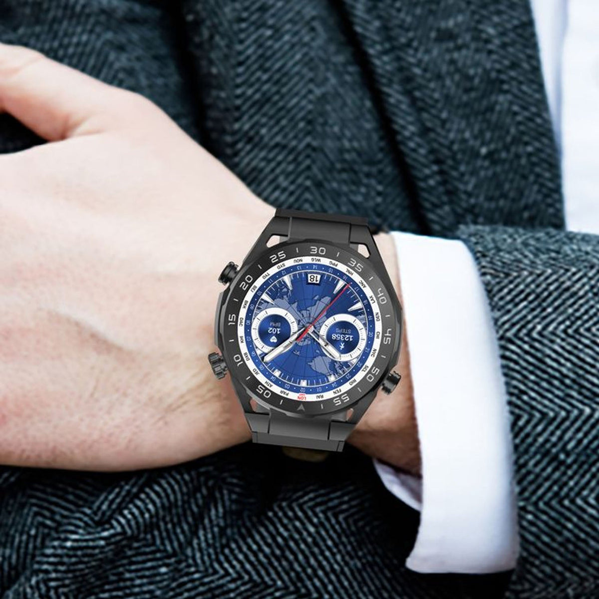 Reloj Inteligente Smartwatch Modelo Nexus Select Power Llamadas Color Negro IP68 SW5 - SP - Selectsound.com.mx
