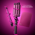Cargue la imagen en el visor de la galería, ⭐Rizador Waflera DW - RZ2 Daewoo 3 en 1 de Barriles Rizador Triple Wave + Ferro Intercambiable - Selectsound.com.mx
