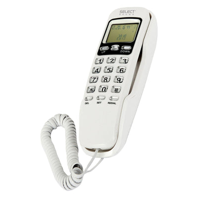 Teléfono De Pared Fijo Select Sound Caller ID Alarma 8338 - Selectsound.com.mx