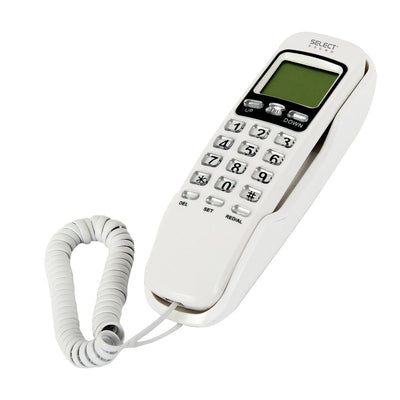 Teléfono De Pared Fijo Select Sound Caller ID Alarma 8338 - Selectsound.com.mx