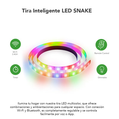 Tira De Luces Led Rgb Rocket House Snake - Selectsound.com.mx