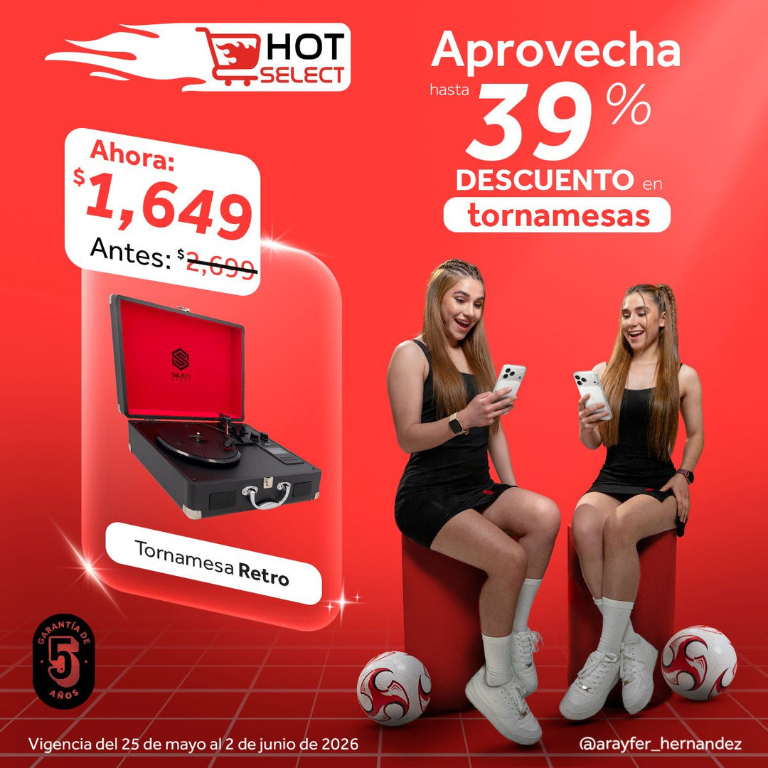 Tocadiscos De Vinilo Tornamesa Retro Portátil Vintage Bluetooth Recargable Radio Fm BT8000 - Selectsound.com.mx