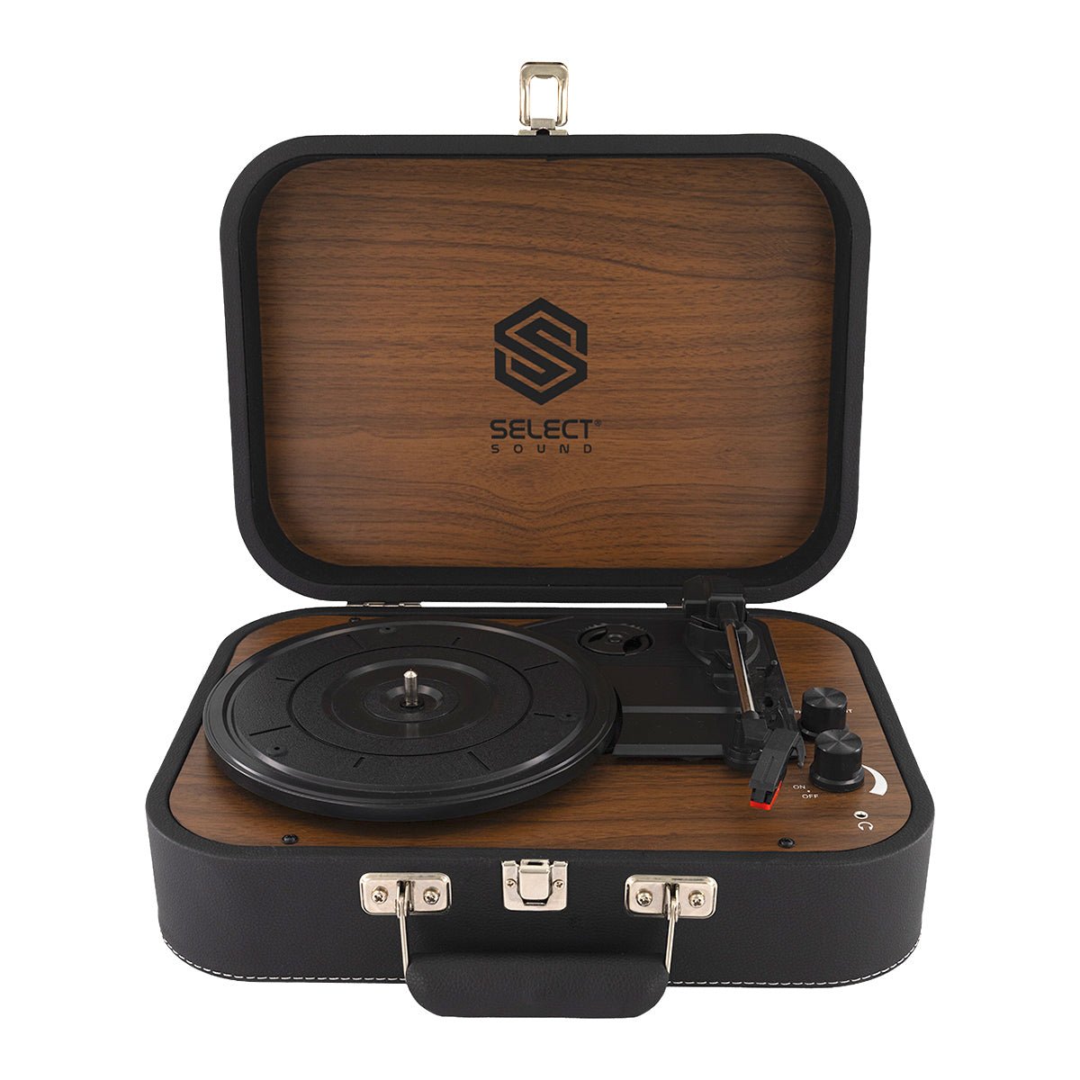 Tornamesa Select Sound Melody BT8006 Bluetooth 5.0 3 Velocidades Portátil - Selectsound.com.mx