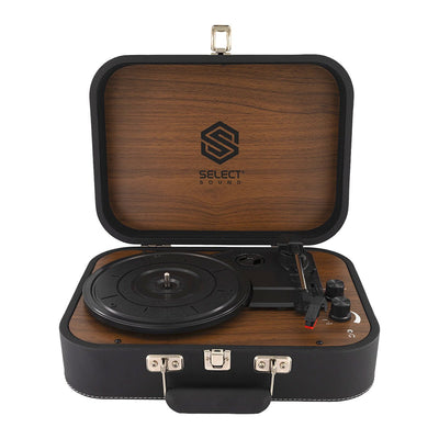 Tornamesa Select Sound Melody BT8006 Bluetooth 5.0 3 Velocidades Portátil - Selectsound.com.mx