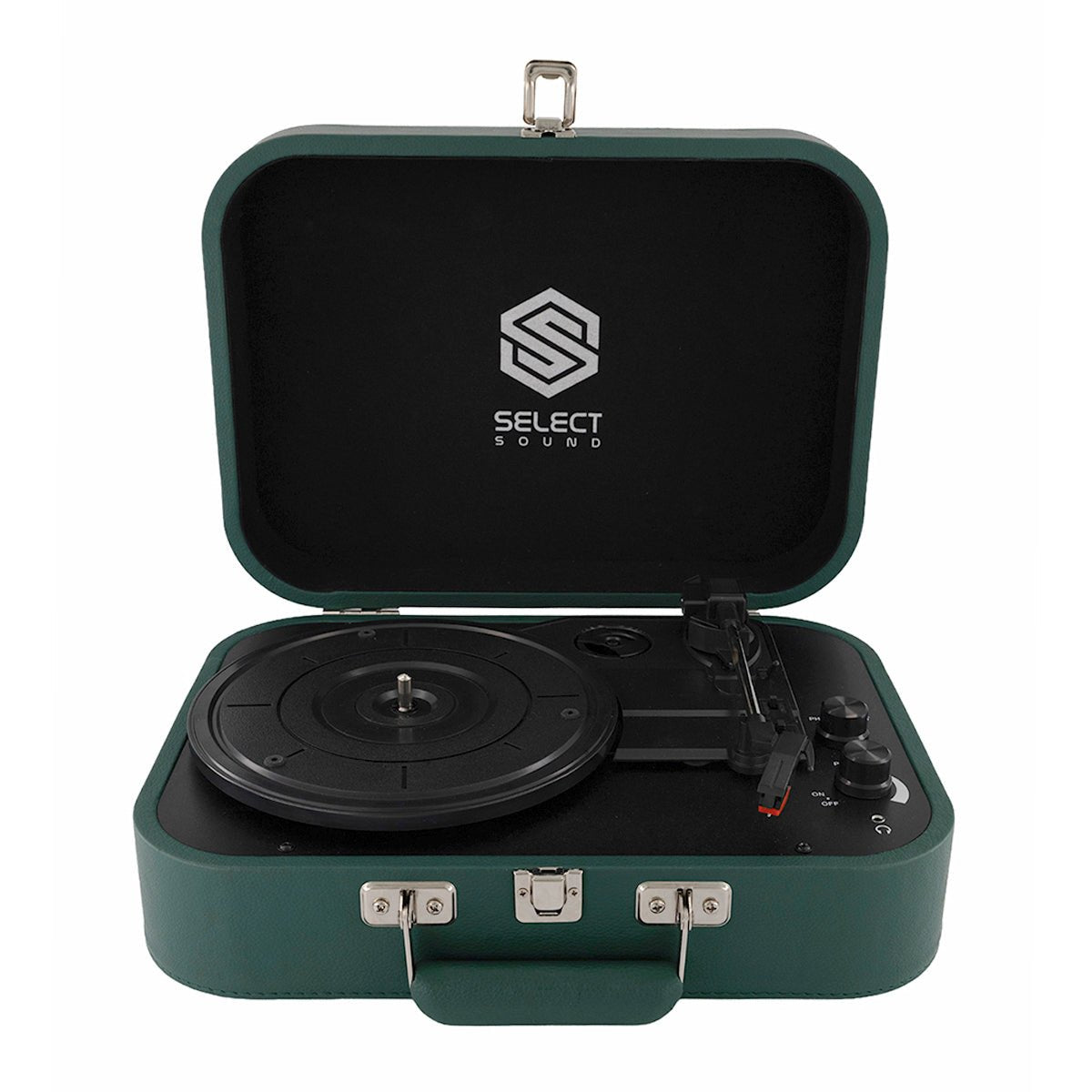 Tornamesa Select Sound Melody BT8006 Bluetooth 5.0 3 Velocidades Portátil - Selectsound.com.mx