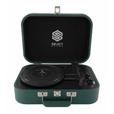 Tornamesa Select Sound Melody BT8006 Bluetooth 5.0 3 Velocidades Portátil - Selectsound.com.mx