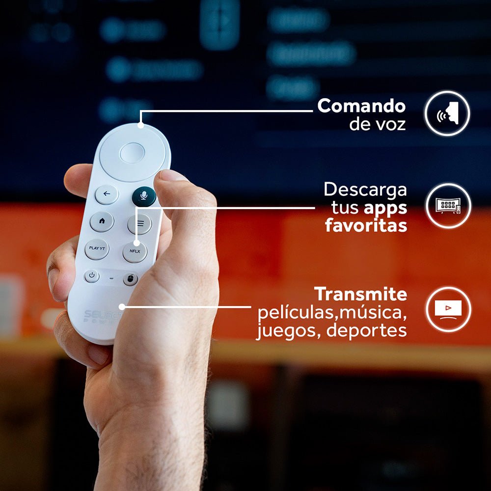 Tv Stick Select Power STICK - SP Streaming Stick Control de Voz 4k Ultra HD - Selectsound.com.mx