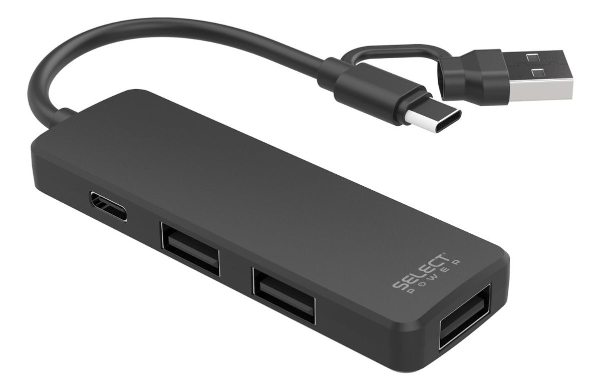 Adaptador Hub Usb-c Select Sound 4 Puertos Usb - Selectsound.com.mx