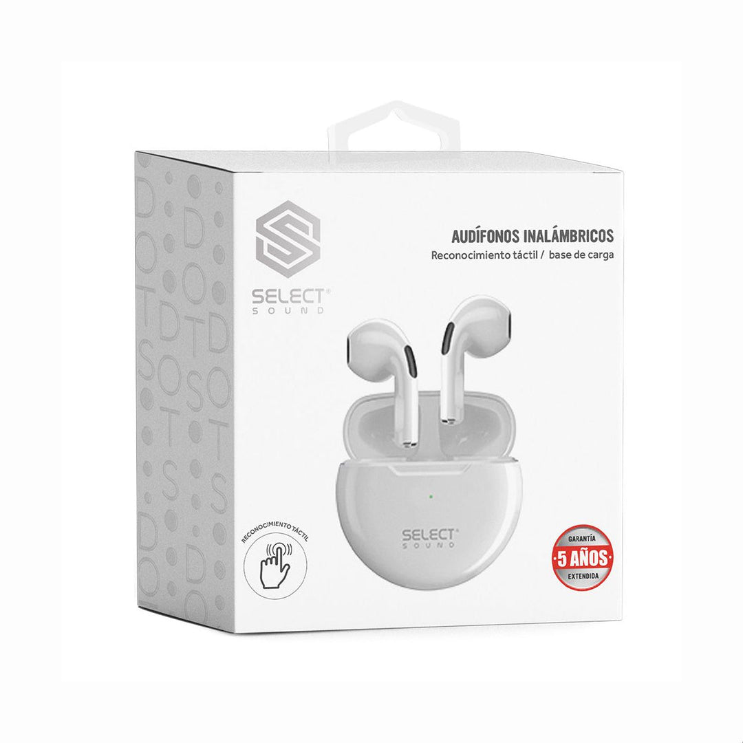 Audífonos Bluetooth Inalábricos Tws Dots Select Sound - Selectsound.com.mx