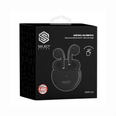 Audífonos Bluetooth Inalábricos Tws Dots Select Sound - Selectsound.com.mx