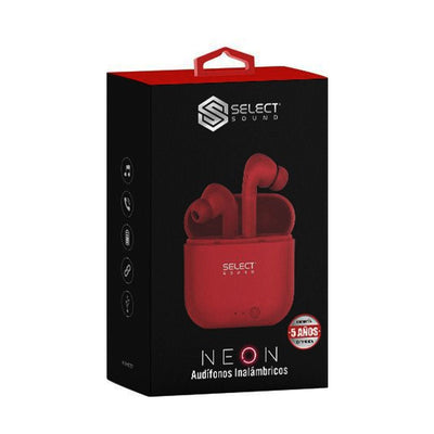 Audífonos Inalámbricos Bluetooh Tws Touch Neon BTHN01 - Selectsound.com.mx