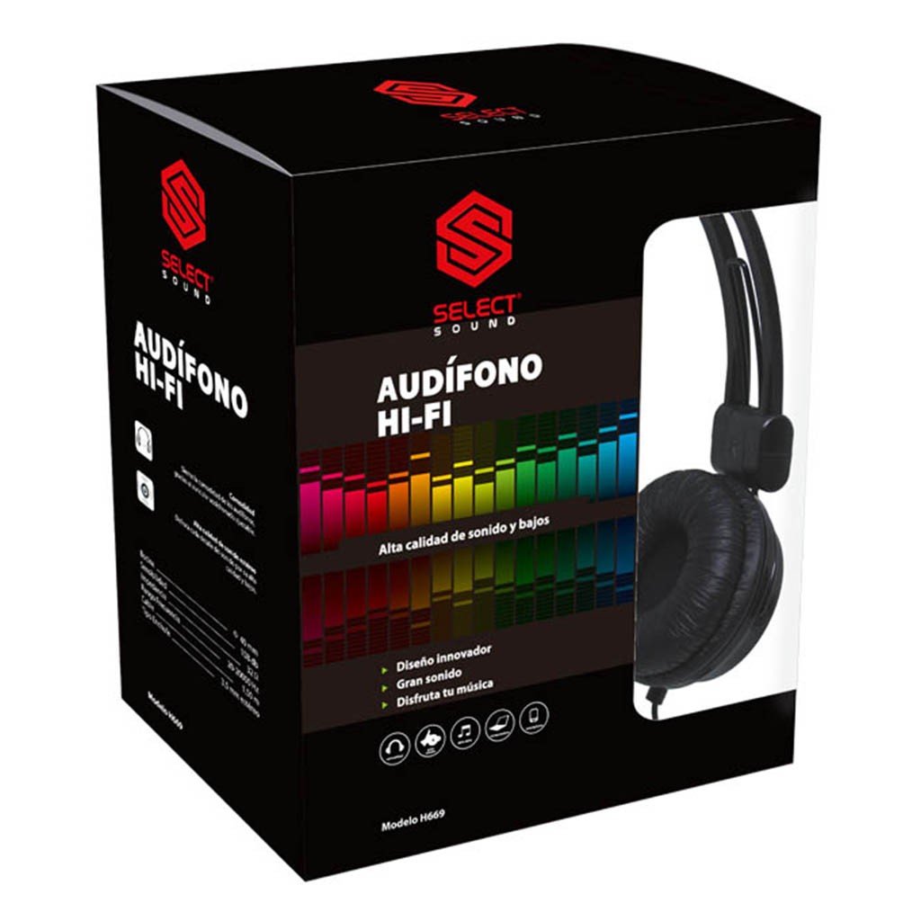 Audífonos Tipo DJ H669 - Selectsound.com.mx