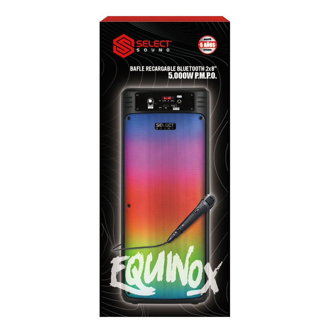 Bafle Recargable Select Sound Equinox 2x8 Pulgadas Bt2008 Selectsound bafle-recargable-select-sound-equinox-2x8-pulgadas-bt2008-selectsound