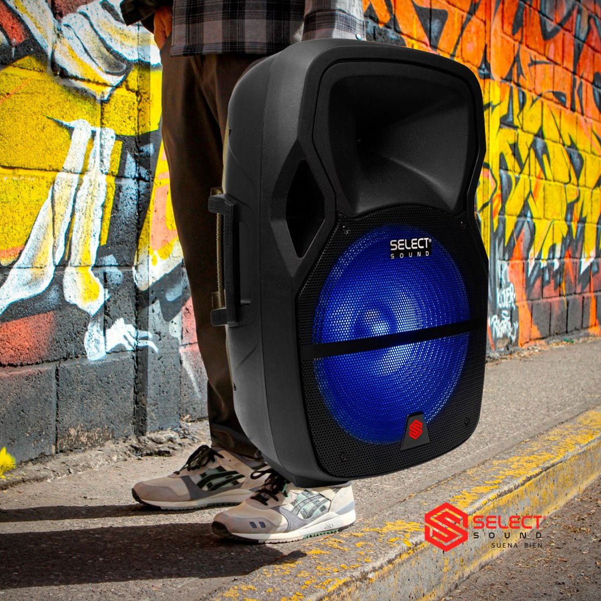 Bocina Bafle 15" Titan Tws BT1506 Con Tripie - Selectsound.com.mx