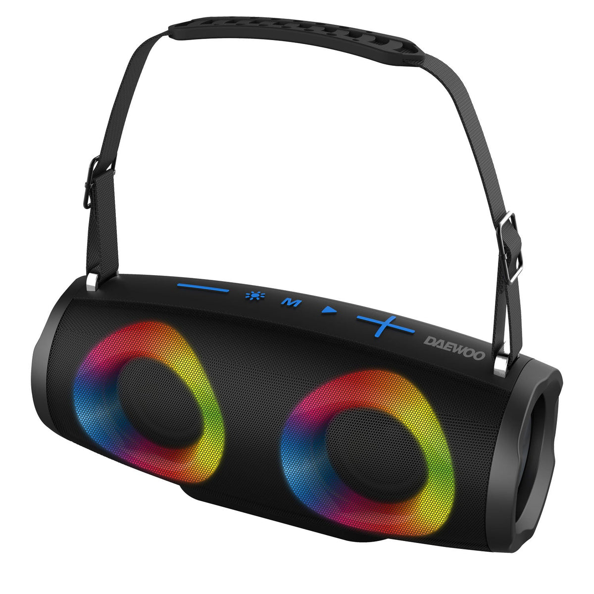 Bocina Bluetooth Con Subwoofer Daewoo Booster Led Fm Usb Tf - Selectsound.com.mx