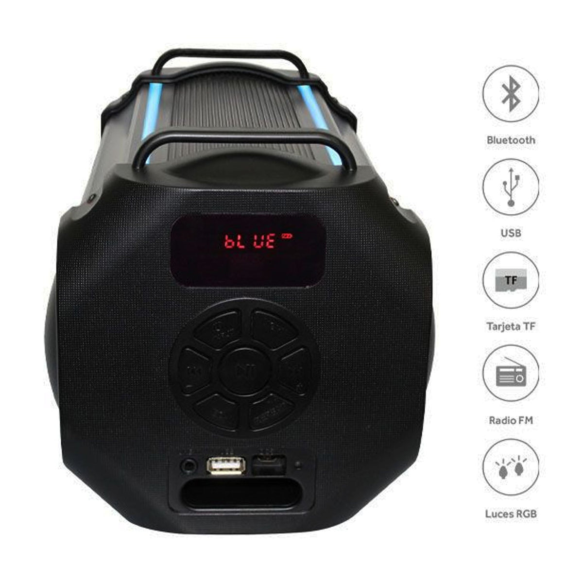 Bocina Inalámbrica Portatil Bluetooth Shine BT220 - Selectsound.com.mx