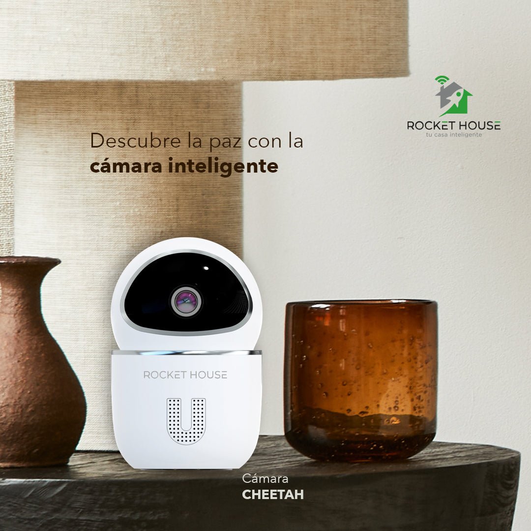 Cámara Smart Wifi Rocket House “Cheetah” para Interiores 1080p Full HD - Selectsound.com.mx