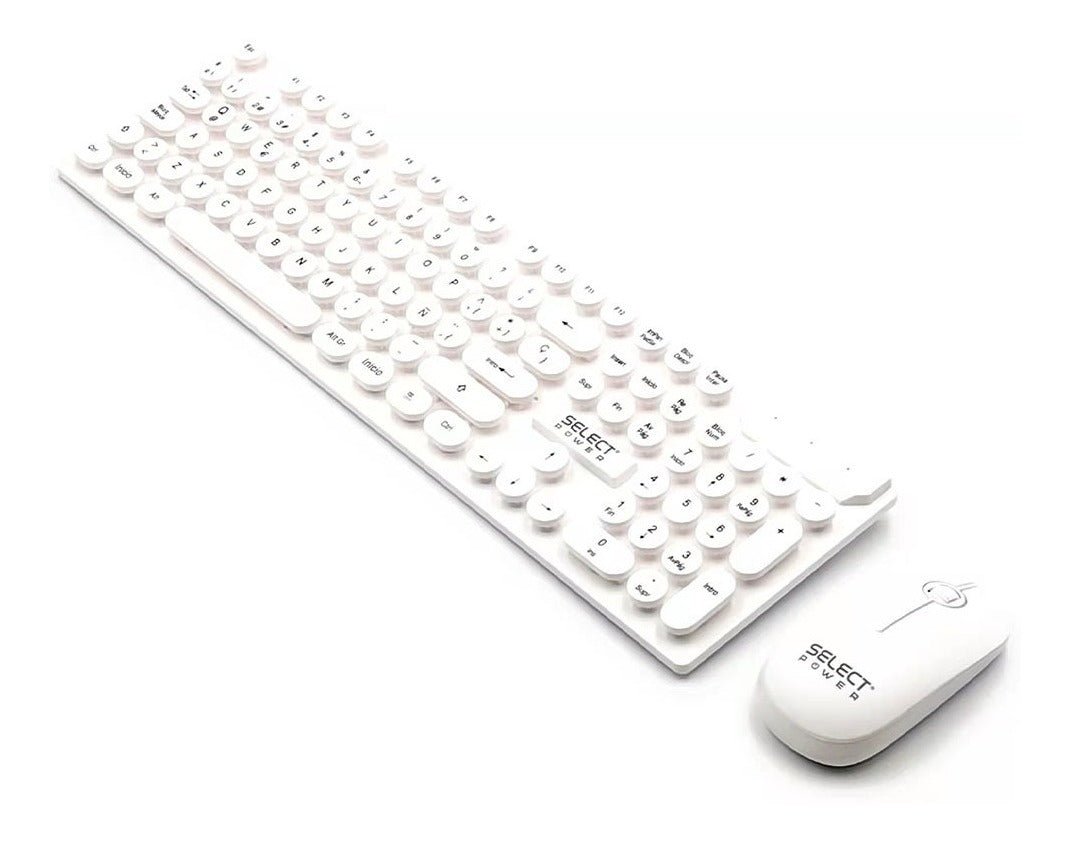 Combo De Teclado Y Mousse Inalambrico Selects Retrokey-sp - Selectsound