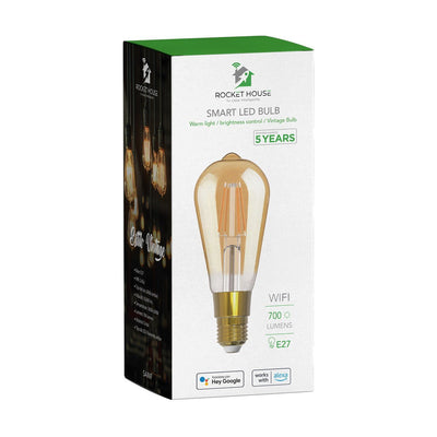 Foco Inteligente Led Rocket House Saint Luz Ámbar Wifi 7w 4 Pack - Selectsound.com.mx