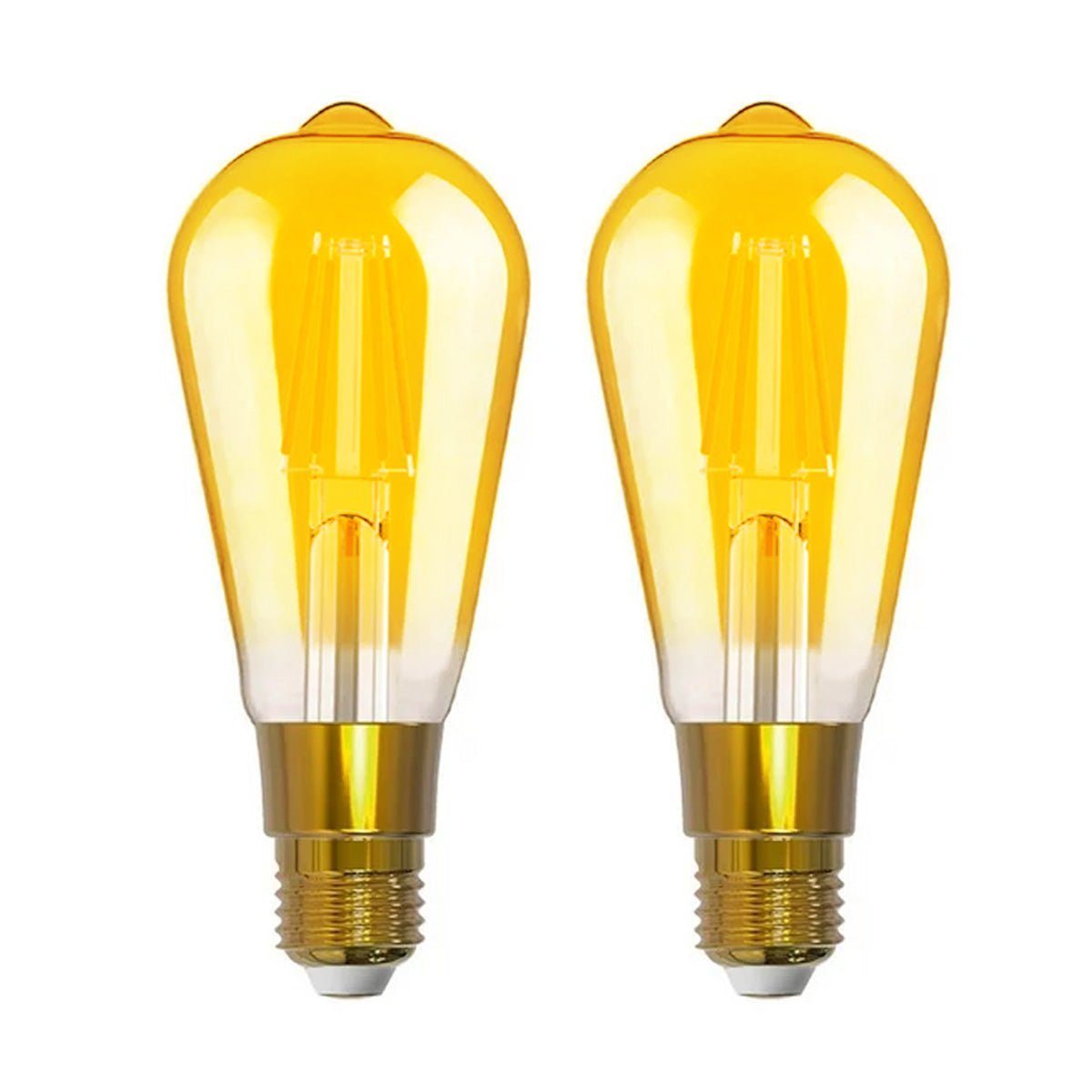 Foco Inteligente Led Rocket House Saint Luz Ámbar Wifi 7w Duo Pack - Selectsound.com.mx