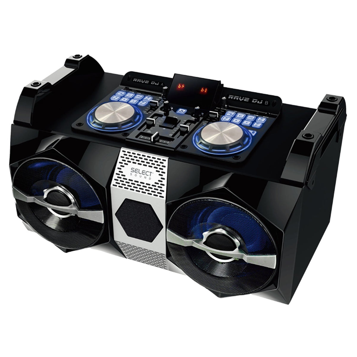Minicomponente Bocina Bluetooth Select Sound Rave Dj Bt2018 - Selectsound.com.mx