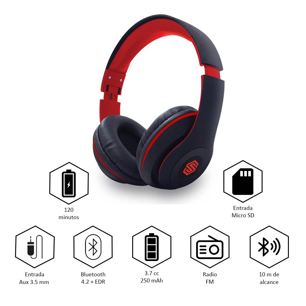 Paquete Audifonos Bluetooth Echo + Power Bank De 10,000 Mah - Selectsound.com.mx
