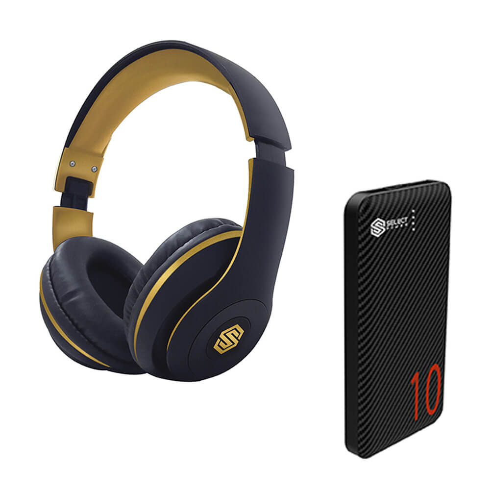 Paquete Audifonos Bluetooth Echo + Power Bank De 10,000 Mah - Selectsound.com.mx