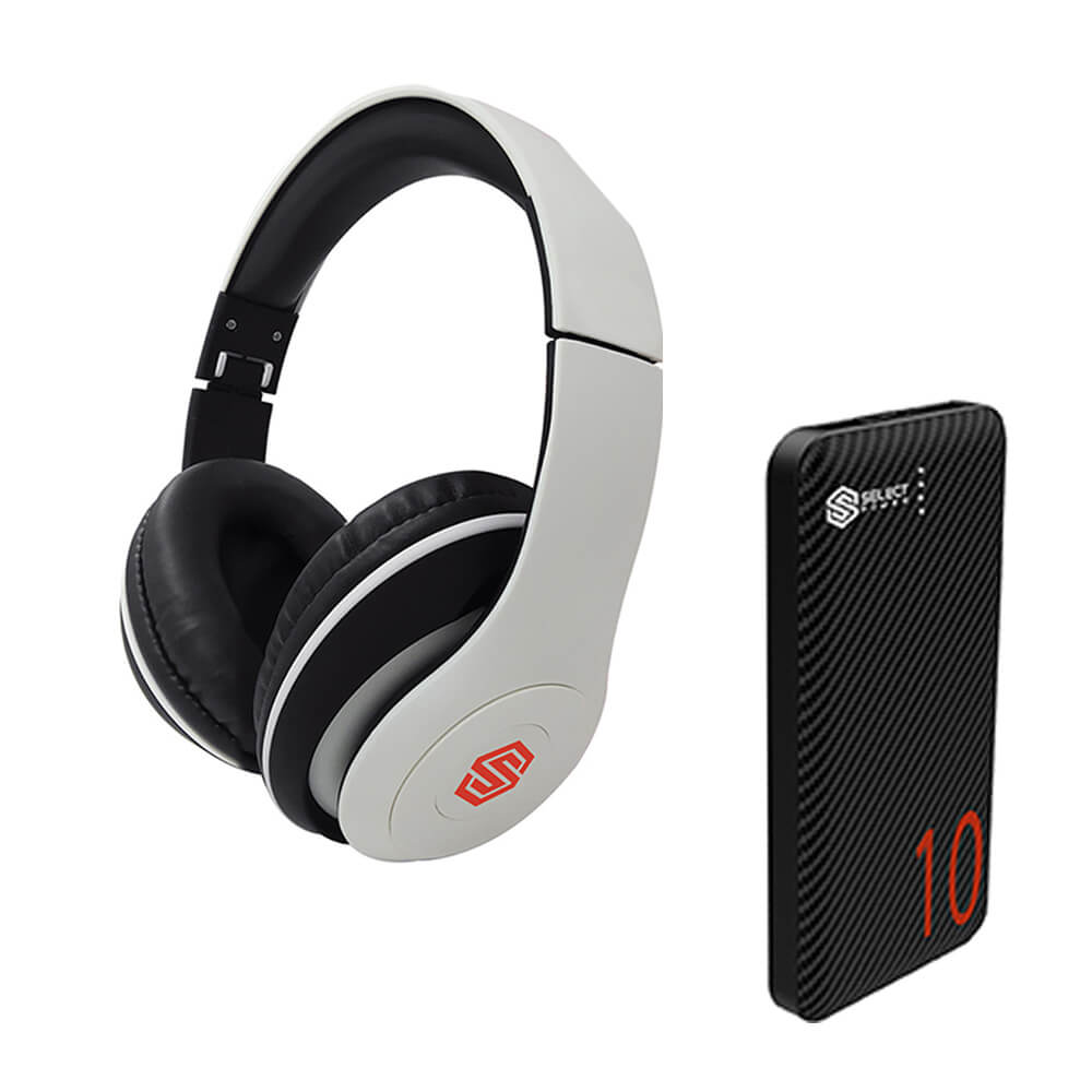 Paquete Audifonos Bluetooth Echo + Power Bank De 10,000 Mah - Selectsound.com.mx