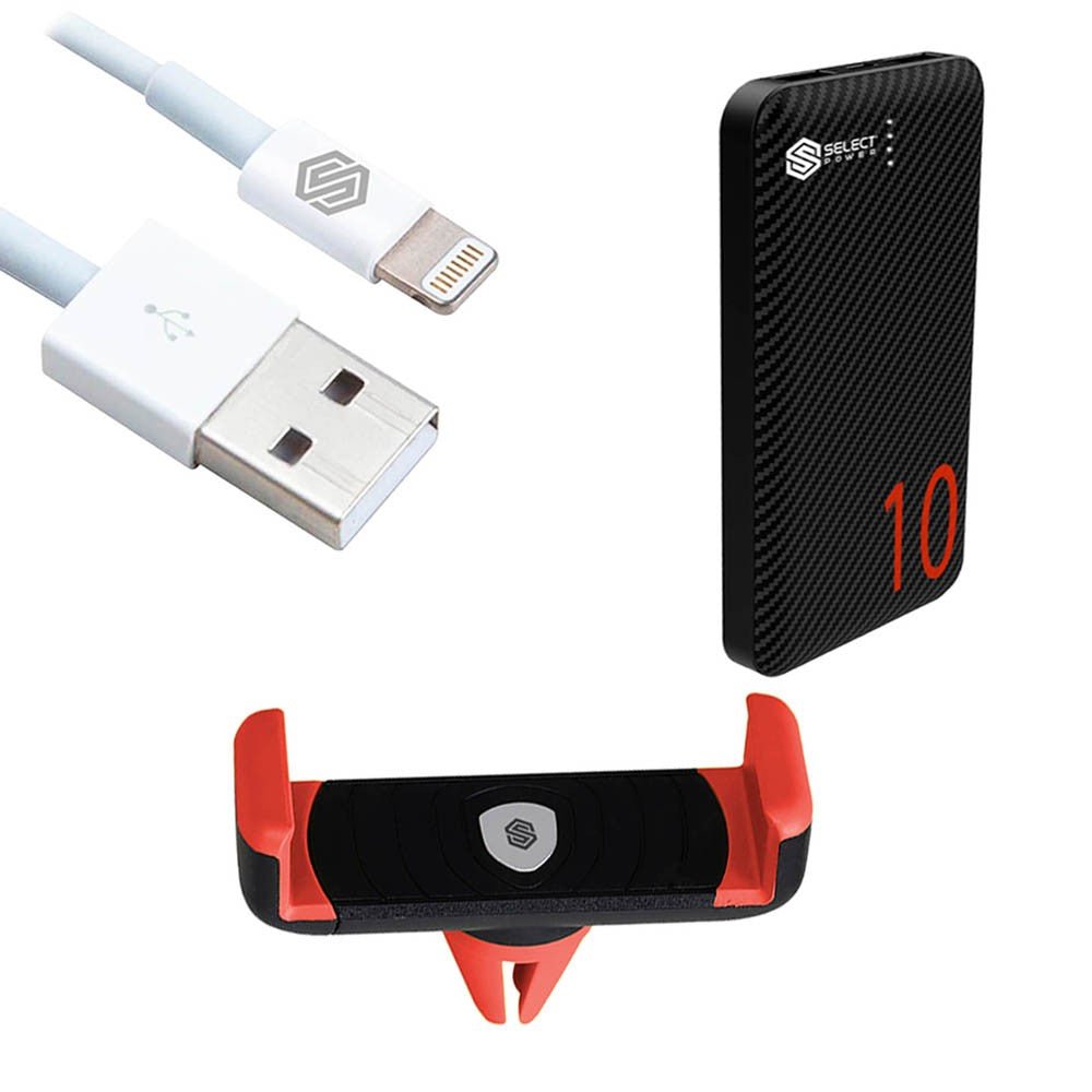 Soporte Universal + Cable + Power Bank de 10000mAh - Selectsound.com.mx